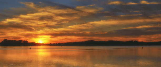 istock Evening in Mecklenburg Lake District,Germany 1296672692