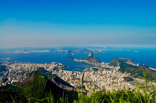 rio de janeiro - rio de janeiro brazil sugarloaf mountain marina photos et images de collection