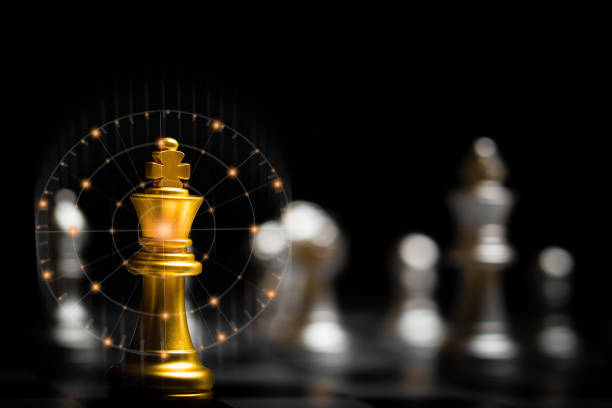 istock Chess board game for ideas and competition and strategy, business success concept. 1296682034