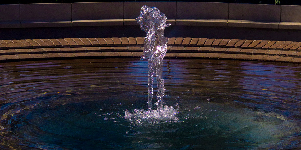 jet of water from a fountain