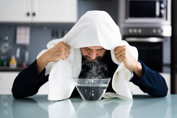 istock Man Doing Inhalation Alternative Herbal Medicine 1296685334