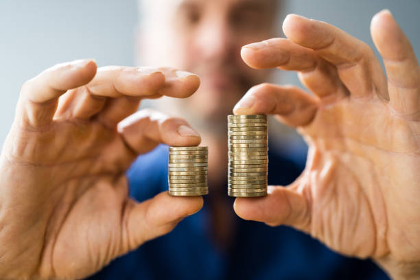 istock Money Disparity And Pay Gap. Comparing Tax 1296686751