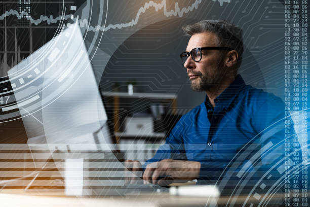 istock Financial And Marketing Data Analyst Man 1296686784