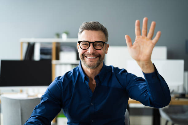 istock Video Conference Online Business Call 1296687900