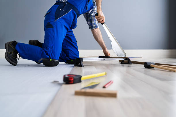 istock Carpentry Equipment Tool For Laying New Hardwood Floor 1296688026