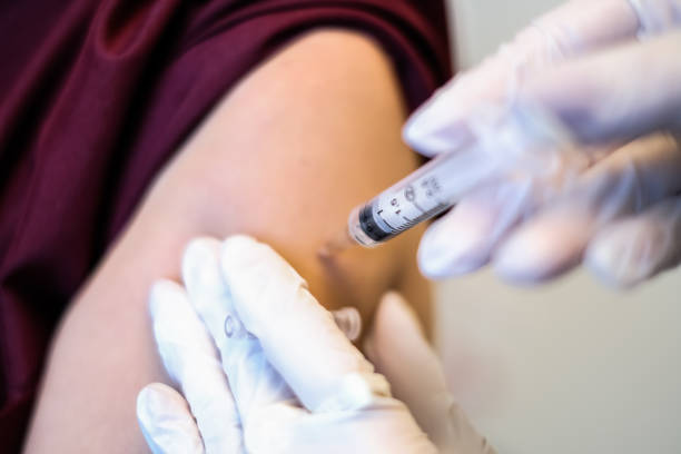 istock Close-up to vaccination as protection against viruses 1296688693