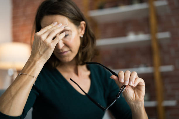 istock Tired Exhausted Eye Pain And Ache 1296688864