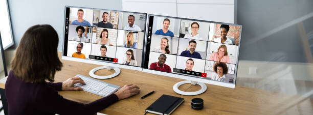 istock Online Video Conference Webinar Meeting Call 1296689006