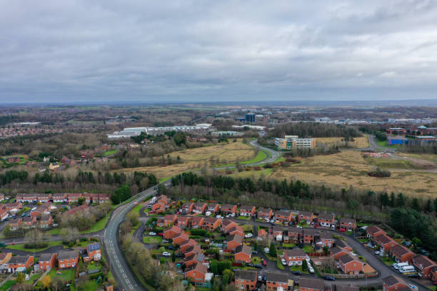 istock Telford and Wrekin from the skies 1296700406