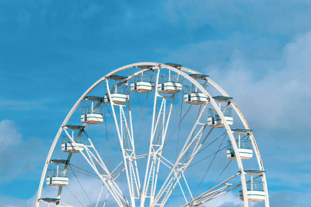 istock ferris wheel on blue sky background 1296700755