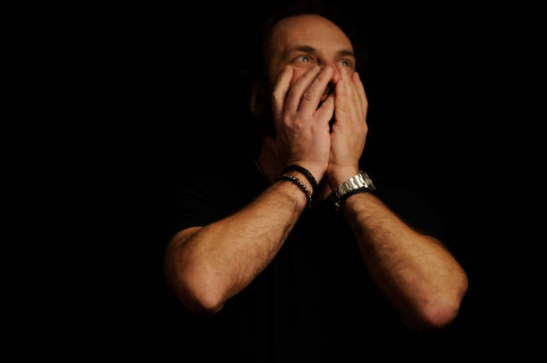 istock Caucasian Man with pain 1296713227