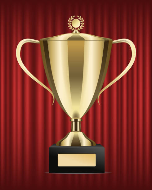 istock Award in Shape of Cup with Handle on Pedestal 1296722256