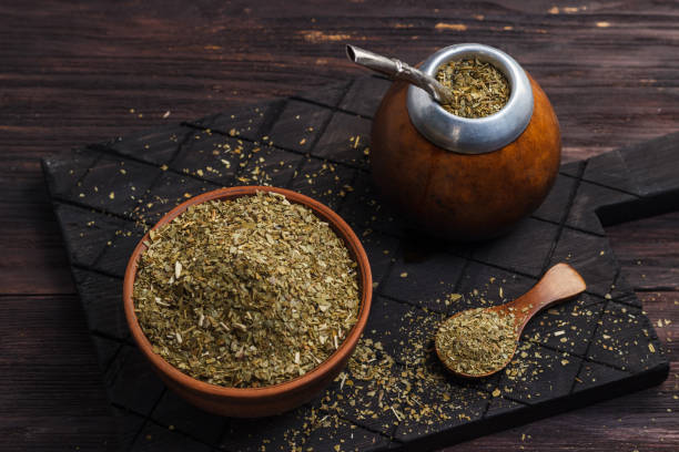istock Calabas with bombilla and mate in a bowl 1296727404