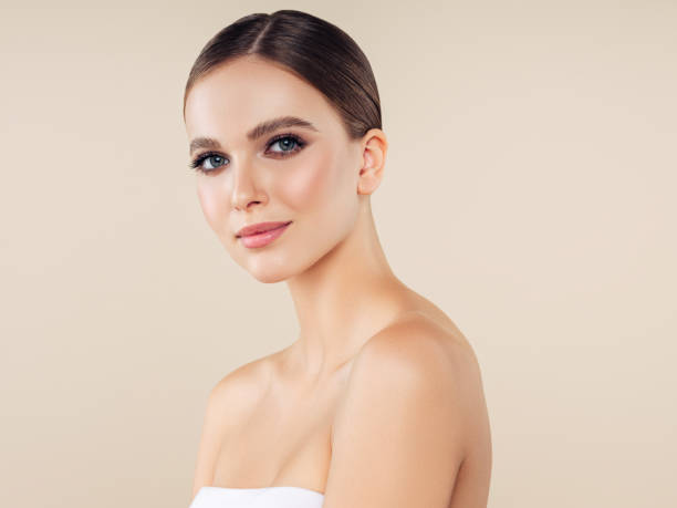 istock Woman with natural make-up 1296730172