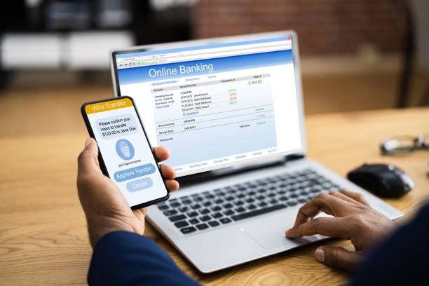 istock Online Bank Ecommerce Money Transfer 1296736556