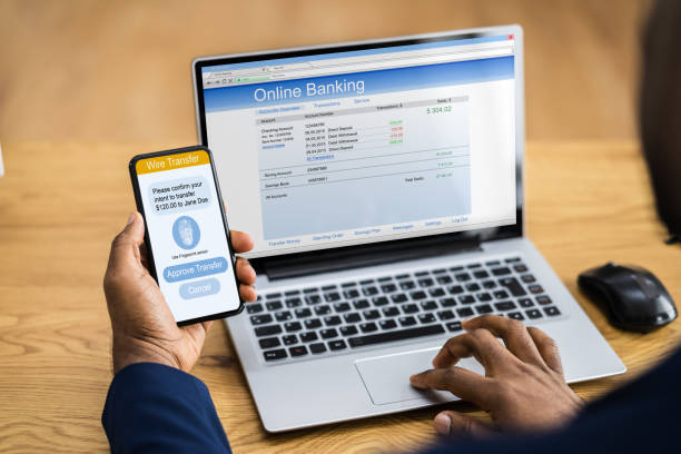istock Online Bank Ecommerce Money Transfer 1296736564