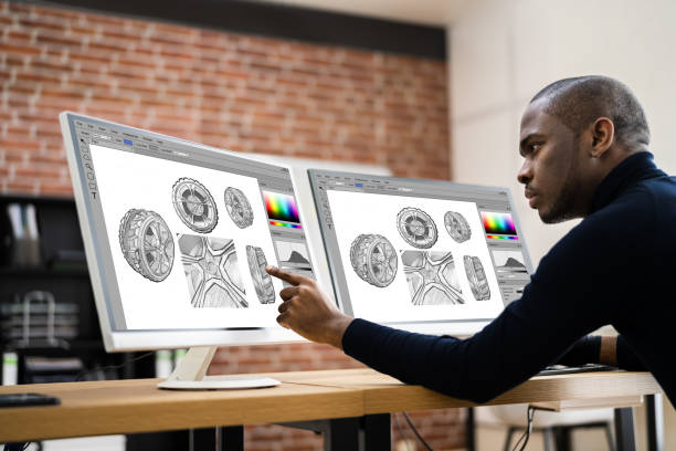 istock African American Man Using Graphic Tablet Painting 1296736770