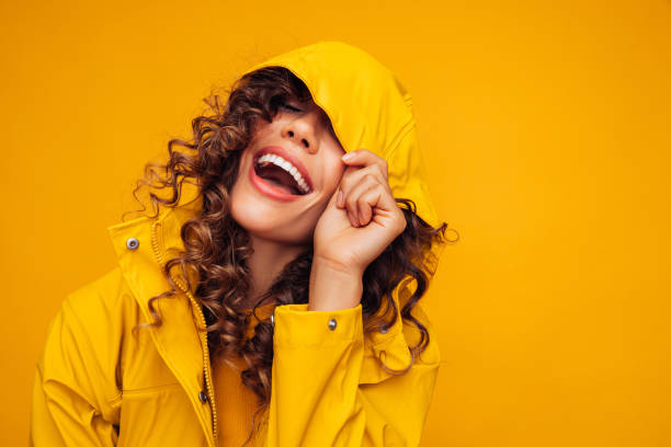 istock Woman in raincoat 1296746319