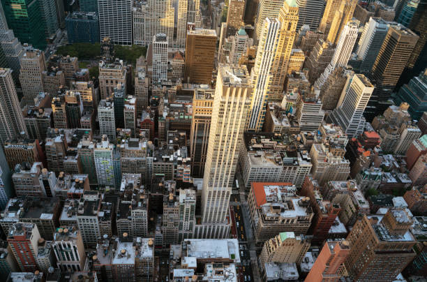 istock New York City looking down from the Empire State Building 1296751260