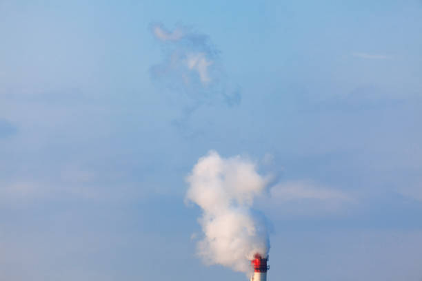 istock White Smoke from Industrial Chimney 1296751293