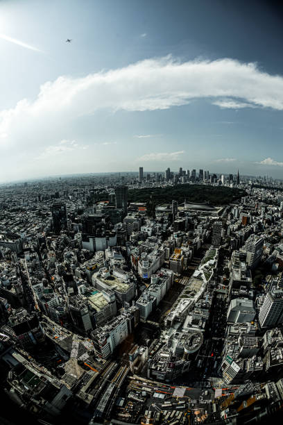 istock Tokyo skyline seen from the Shibuya Sky 1296773286