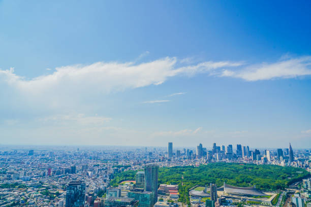 istock Tokyo skyline seen from the Shibuya Sky 1296773497