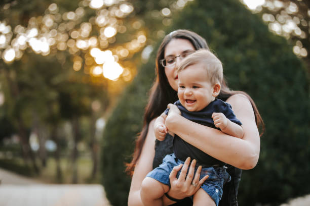 istock Mommy is my best friend 1296781110