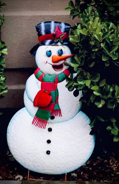 istock Snowman Xmas Decoration 1296781763