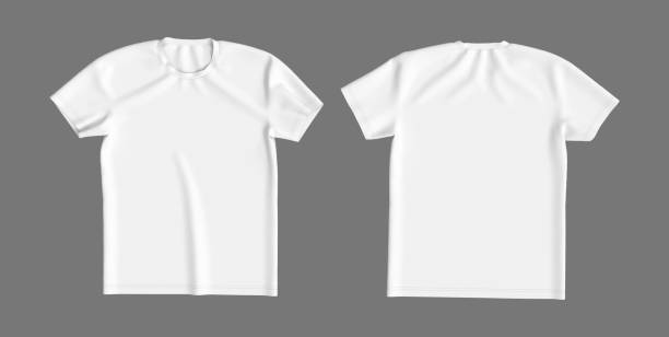 istock men's short sleeve t-shirt mockup in front and back views 1296786501
