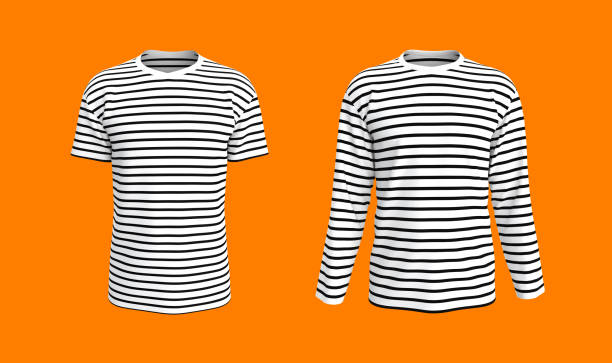 istock men's striped t-shirt mockup in front view 1296787179
