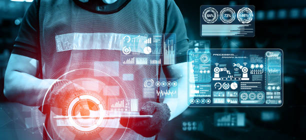 istock Engineering technology and industry 4.0 smart factory concept 1296789765