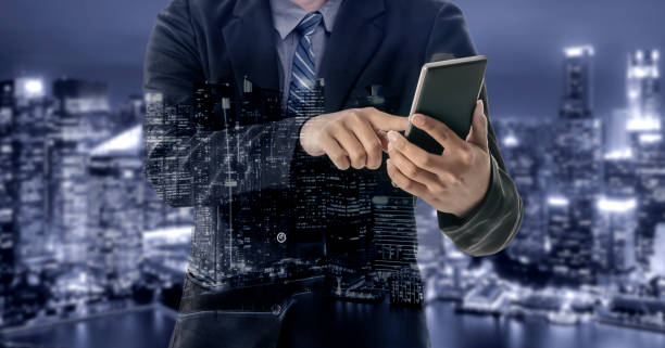 istock Advanced communication and global internet network connection in smart city 1296789861