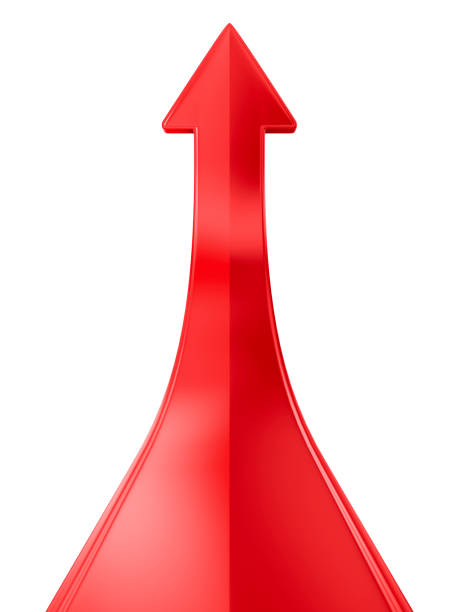 istock red arrow on white background. Isolated 3D illustration 1296789915
