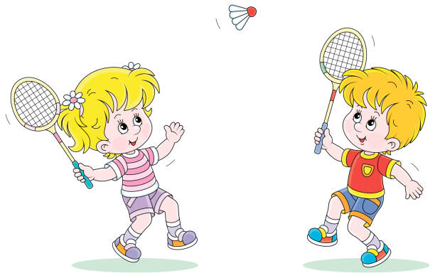 Funny Girl Cartoon Playing Badminton Illustrations, Royalty-Free Vector Graphics & Clip Art - iStock Funny Girl Cartoon Playing Badminton Illustrations, Royalty-Free Vector Graphics & Clip Art - iStock