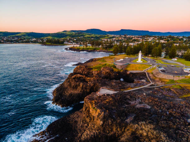 istock Sunrise Seascape at Kiama Blow Hole 1296796847