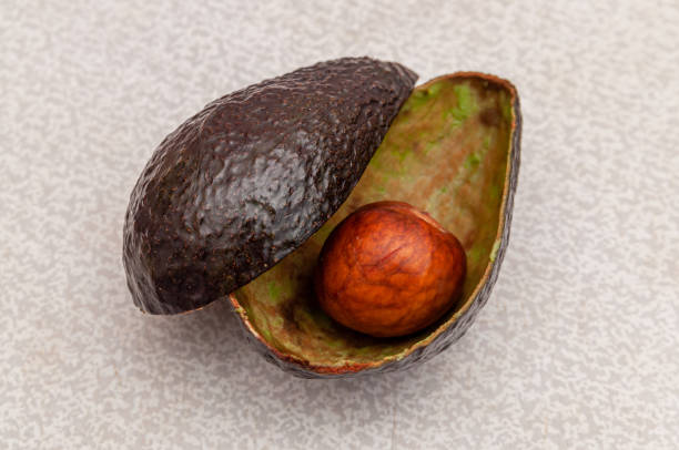 istock avocado with fully eaten flesh 1296806996