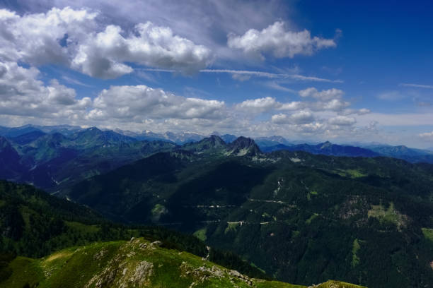 istock wonderful mountains with clouds on the sky in the summer 1296817421