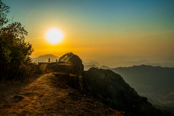 istock Sunset in Mahabaleshwar at the sunset point 1296818297