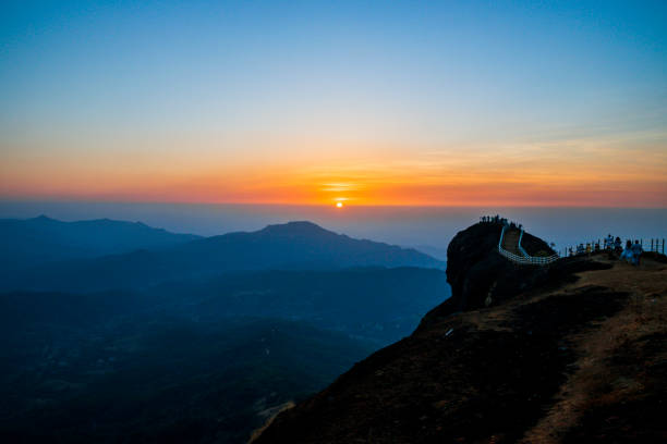 istock Sunset in Mahabaleshwar at the sunset point 1296818568