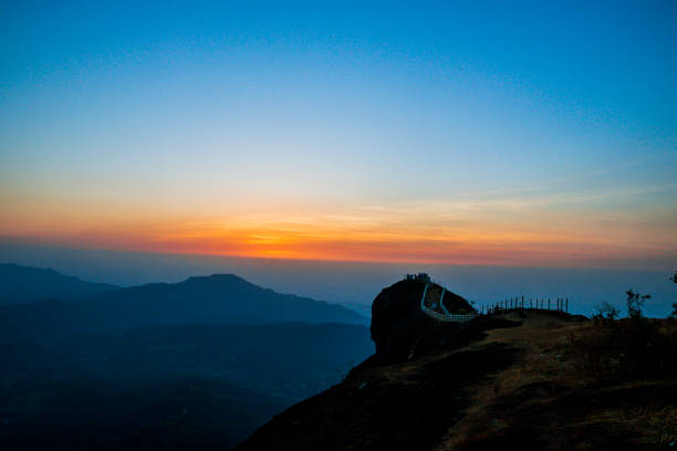 istock Sunset in Mahabaleshwar at the sunset point 1296818585