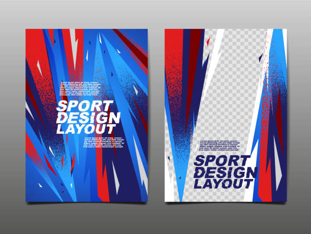 спортивный дизайн layout , шаблон дизайн , спорт фон , динамический плакат , кисть скорость баннер , вектор иллюстрация . - sport stock illustrations