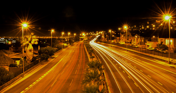 09.04.12 - Cape Town highway at night