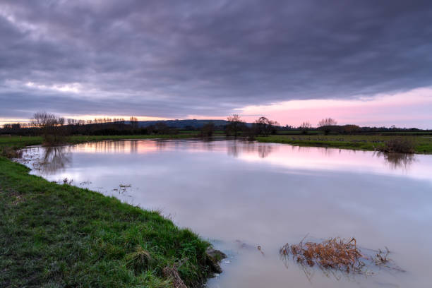 istock Sunrise across the River Avon in England 1296837945
