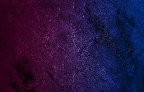 istock Rays neon light in the dark with smoke. Empty background scene spotlight. 1296840714
