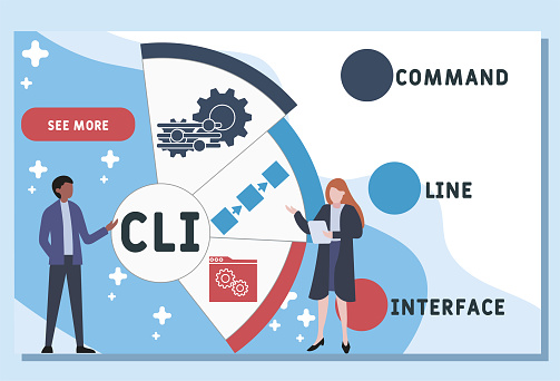 Vetores de Modelo De Design De Site Vetorial Cli Interface De Linha De ...