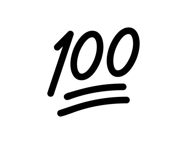 ikon vektor 100 titik. terisolasi seratus tahun tahun simbol datar ulang tahun - vector - lari 100 meter foto ilustrasi stok