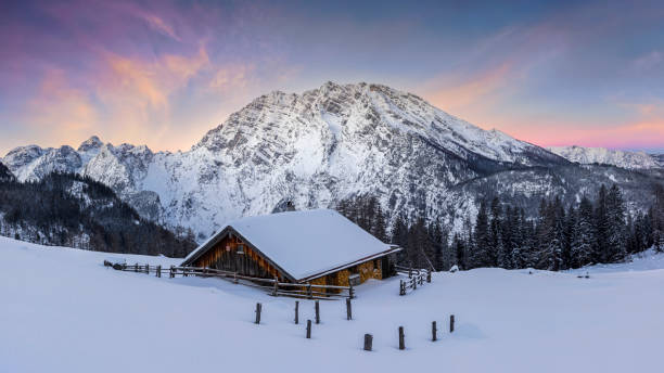 istock Watzmann sunrise in winter 1296852979