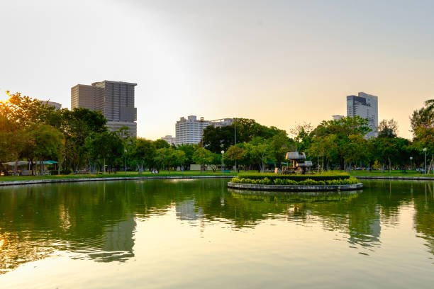 istock View from Lumpini park in Bangkok 1296853170