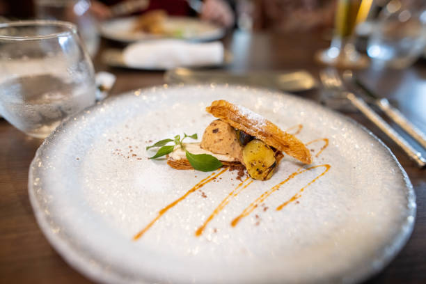 istock Dessert at French restaurant 1296854069