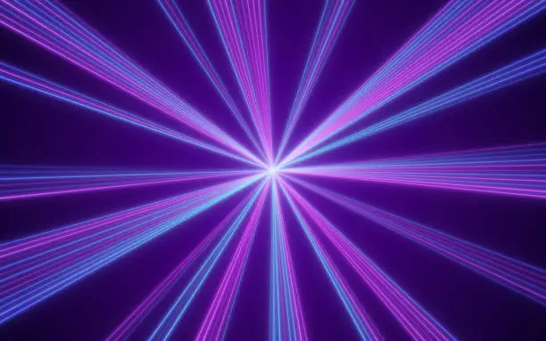 Vector illustration of Laser Abstract Background